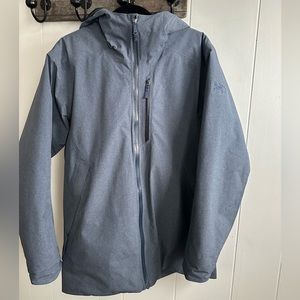 Arcteryx Men’s Radsten Parka. Size Medium. Color Megacosm Heather (blue/grayish)
